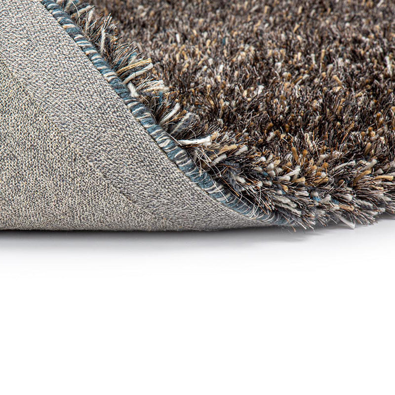 Shaggy floor rug custom size - New Paulo Taupe 270