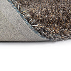 Shaggy floor rug custom size - New Paulo Taupe 270