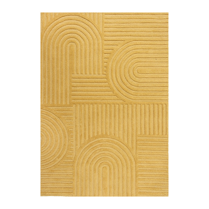 Modern floor rug - Solacio Zen Ochre Yellow