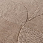 Wool Rug - Giselle Circles Beige