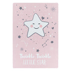 Children's floor rug - Pleun Star Pink