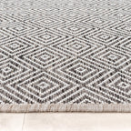 Outdoor Rug - Summer Tile Grey