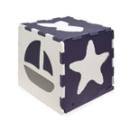 Foam puzzle mat - Sam Sea Dark Blue/White