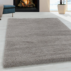 High-pile floor rug - Fuzzy Beige