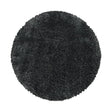Round high-pile floor rug - Fuzzy Dark Grey
