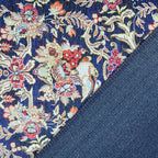 Vintage Floor Rug - Nadine Blue/Red