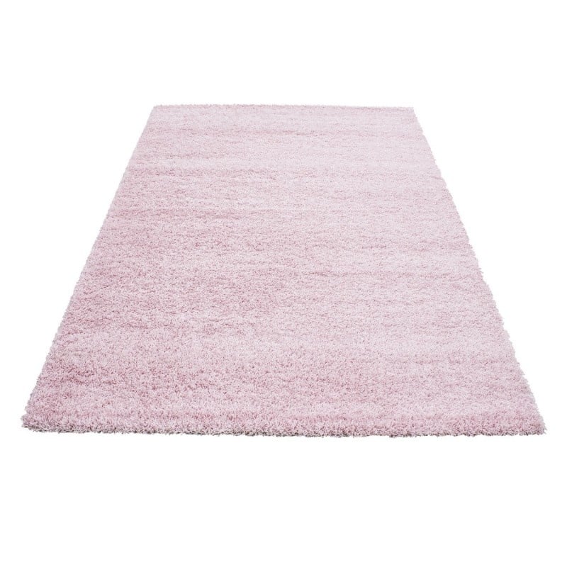 High-pile floor rug - Life Pink
