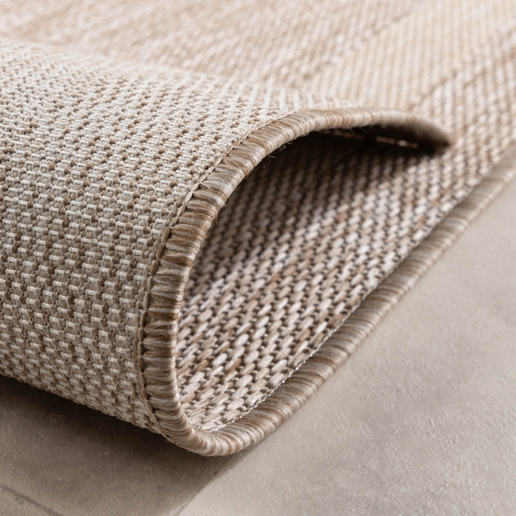 Balcony Rug - Sierra Border Beige/Cream