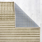 Washable floor rug - Elto Stripe Green