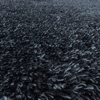 High Pile Floor Rug - Fuzzy Anthracite