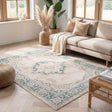 Vintage Rug - Spring Medallion Cream/Green