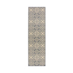 Retro balcony rug - Floreno Ostia Grey