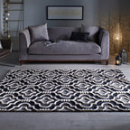 Wool floor rug - Morino Amira Grey