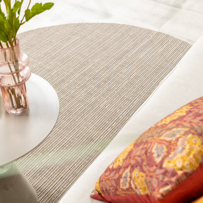Round Jute Outdoor Rug - Nomad Melange Cream