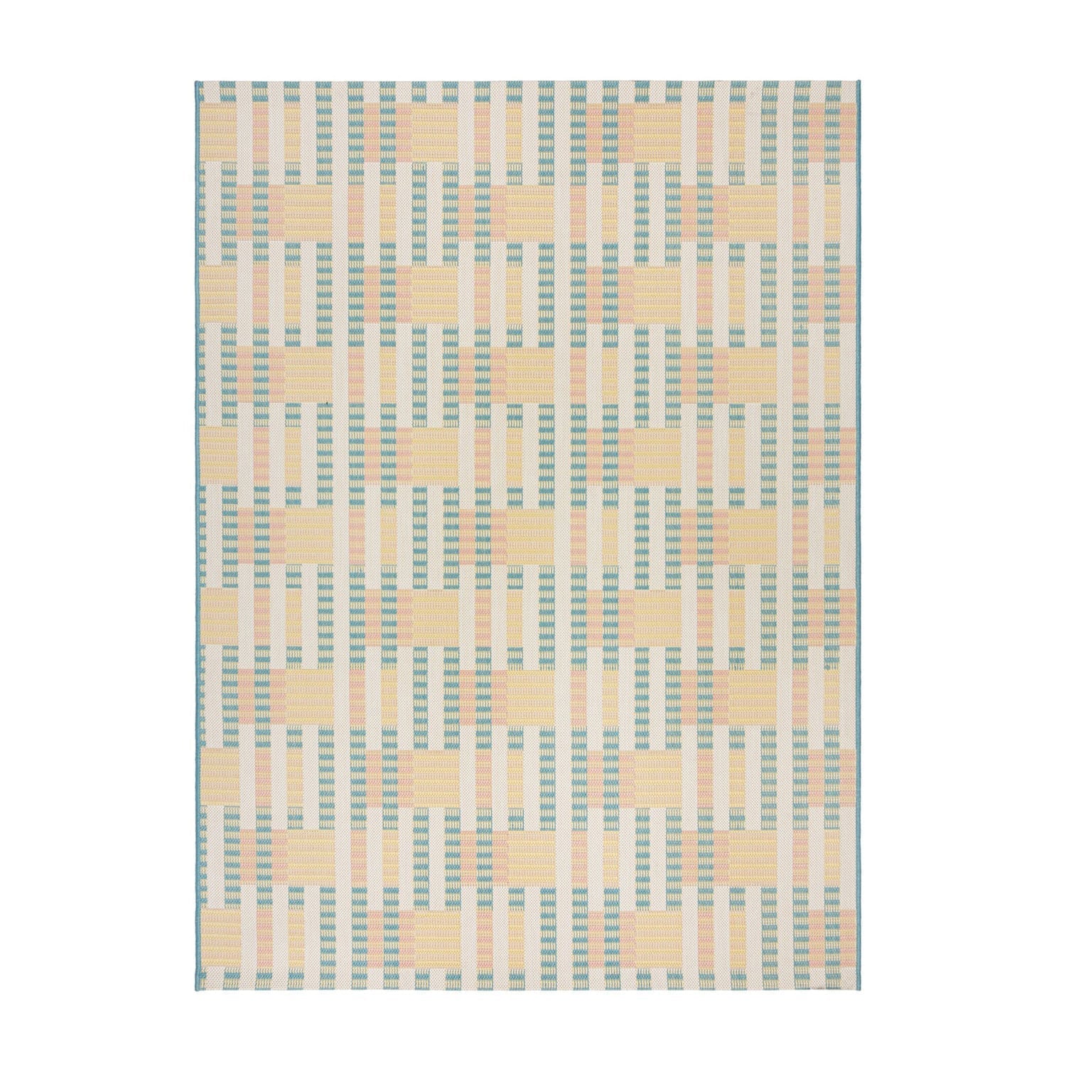 Outdoor rug - Villo Check Multicolor