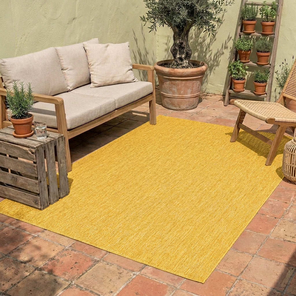 Outdoor Rug - Costa Ochre Yellow