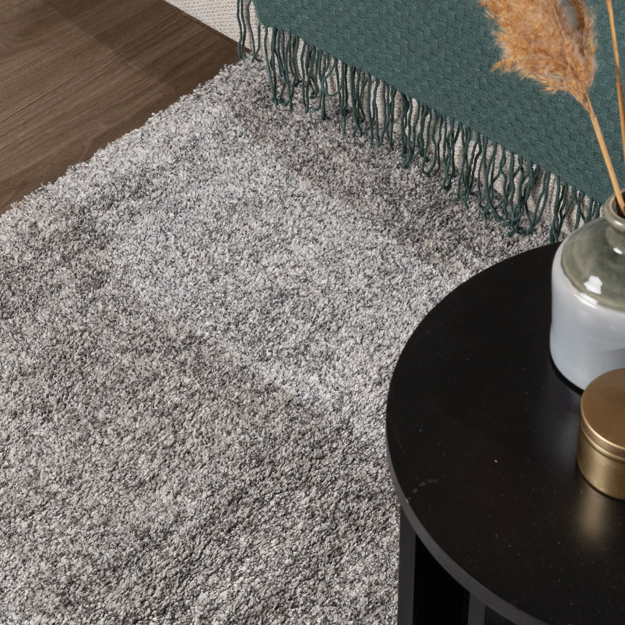 Shaggy rug - George Anthracite