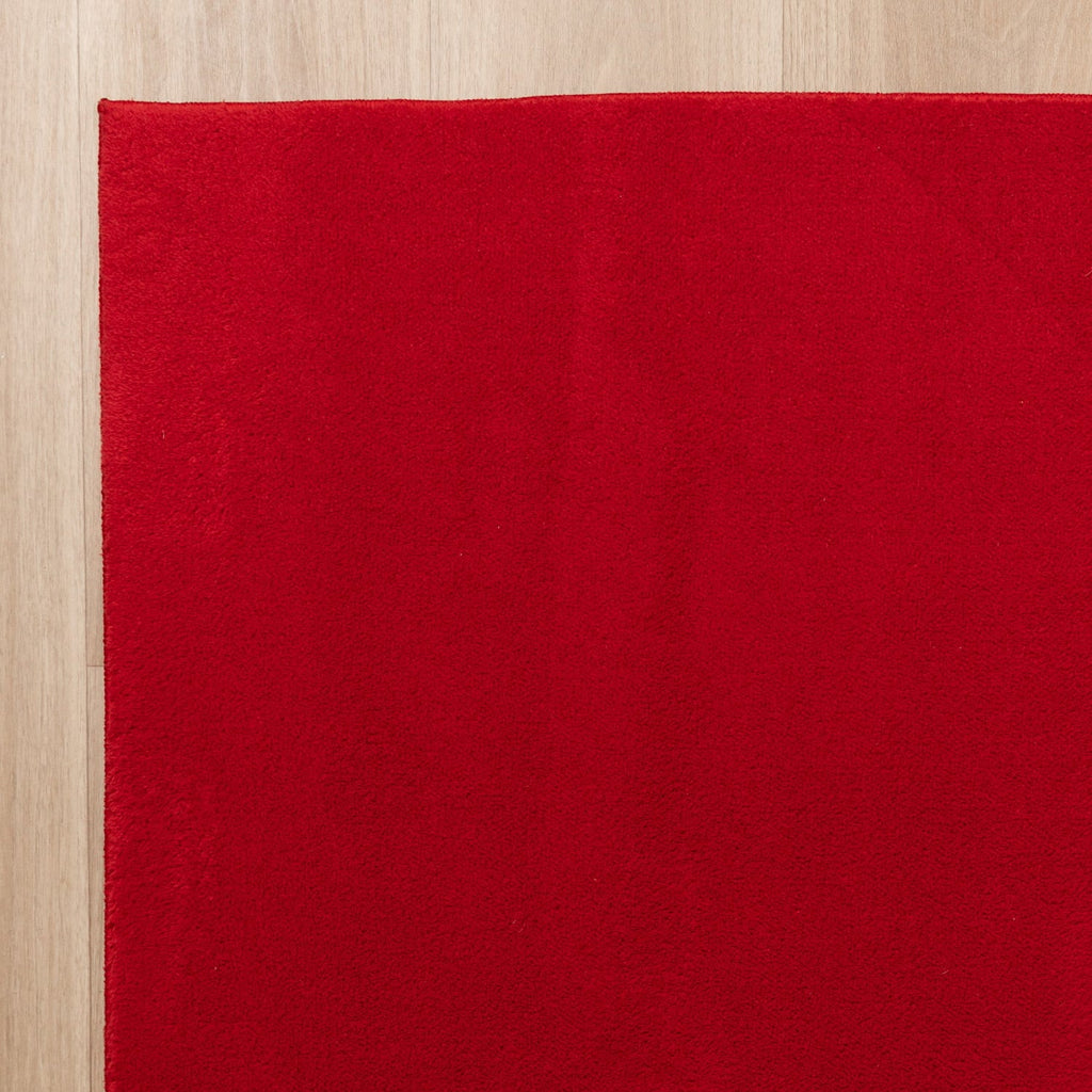 Washable Rug - Vivid Red