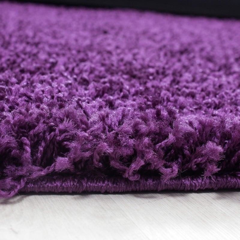 High-pile runner - Life Purple