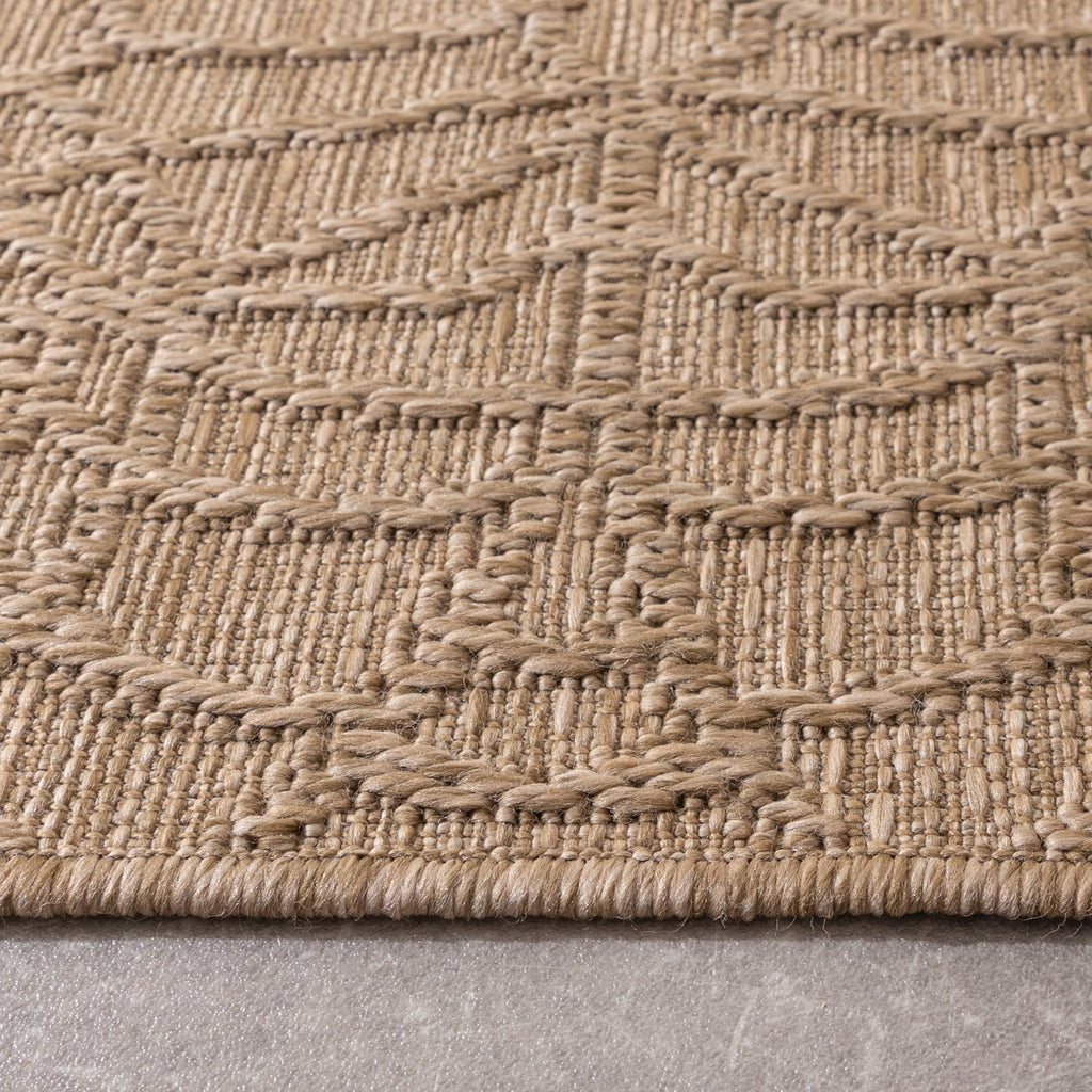Indoor Outdoor Rug - Dunes Mandala Brown