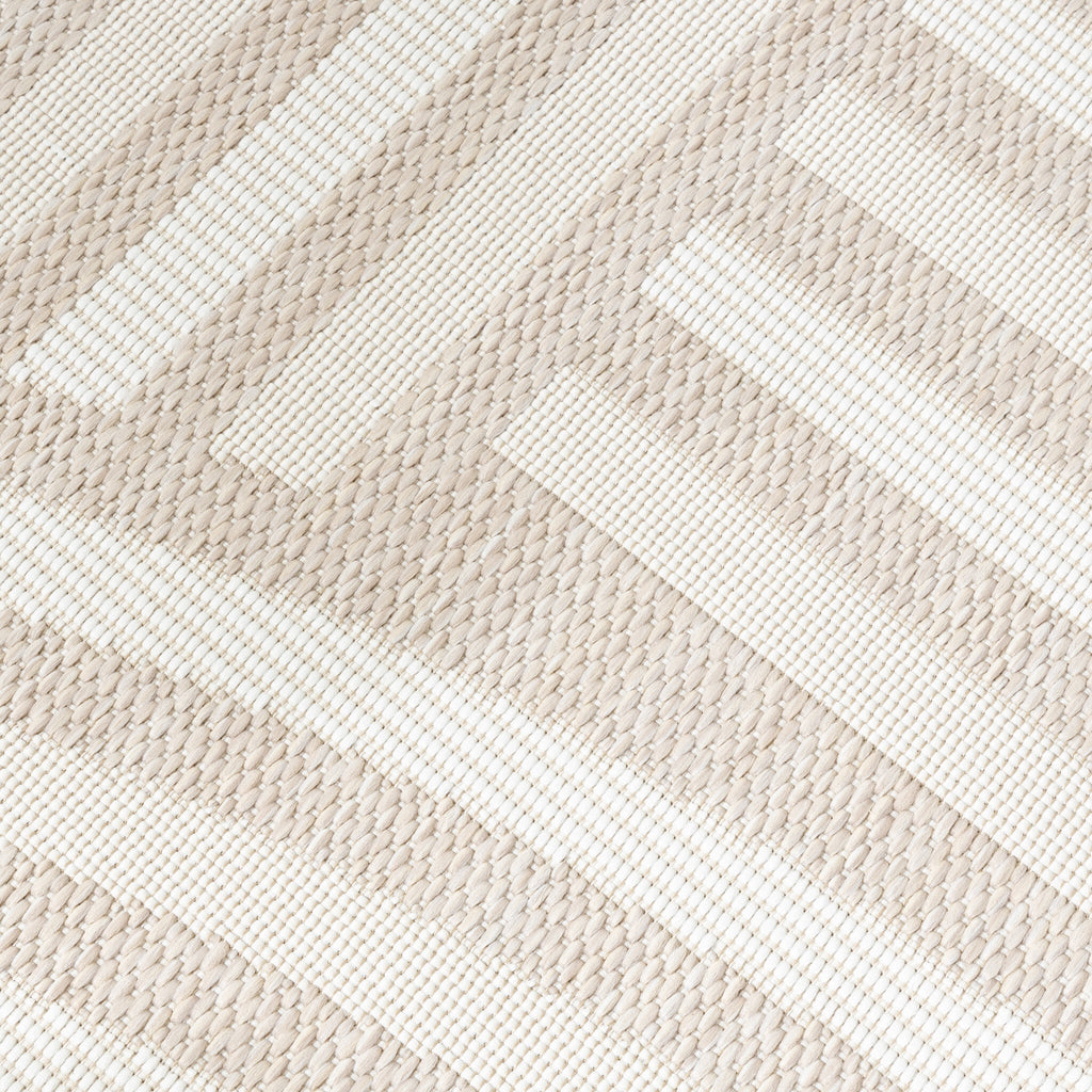 Outdoor Rug Capri Curves Beige Cream