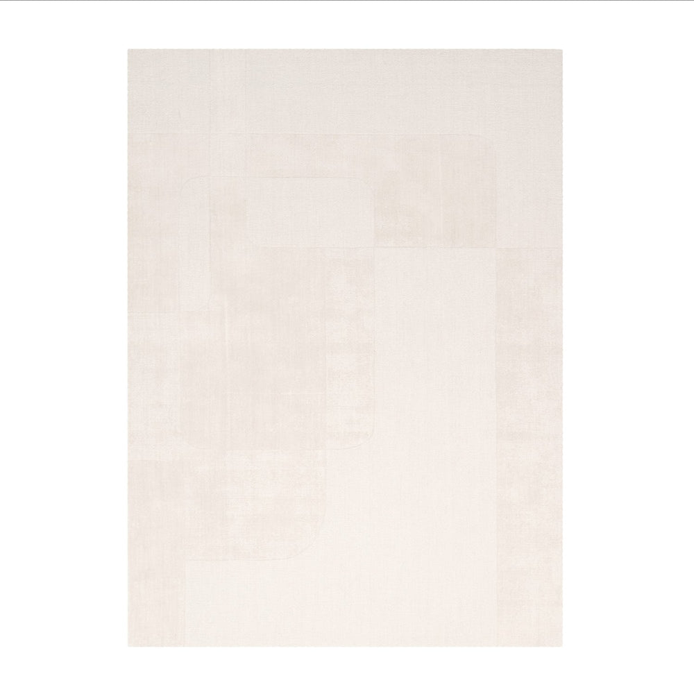Wool Rug - Giselle Abstract White