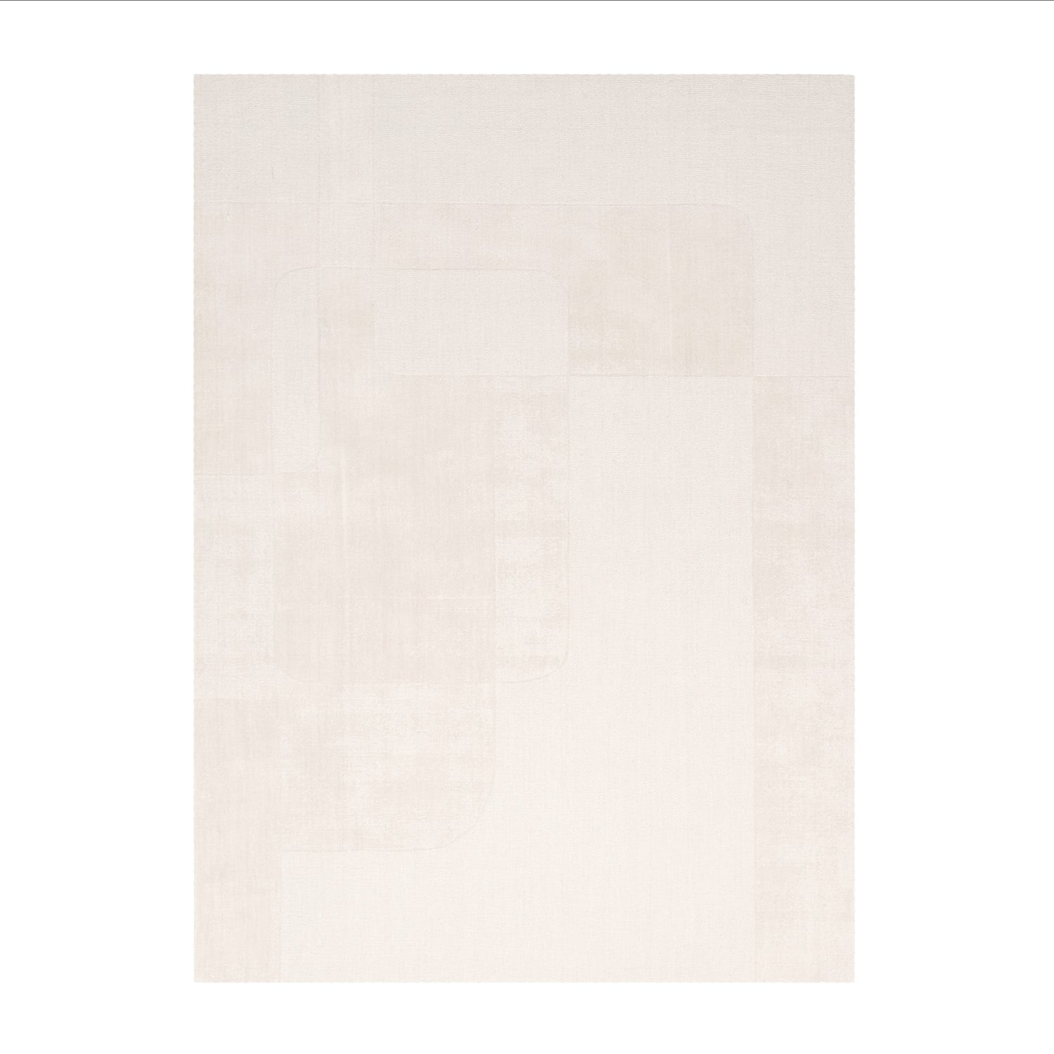 Wool Rug - Giselle Abstract White