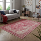 Oriental floor rug - Mannito Antique Pink