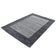 High-pile floor rug - Edge Grey