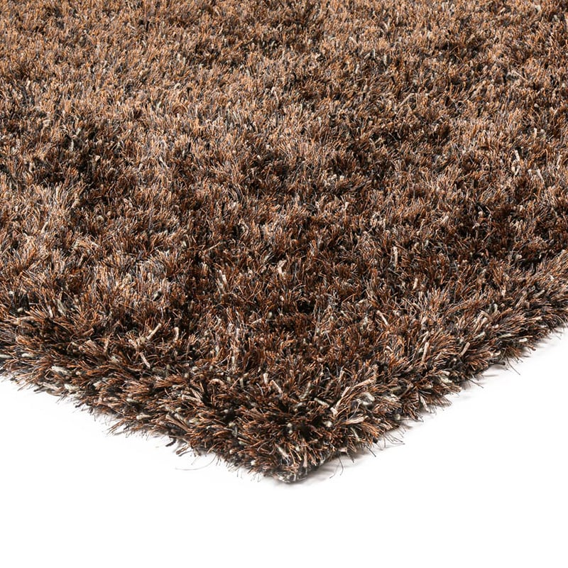 Shaggy floor rug custom-made - New Paulo Brown 770