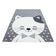 Children's floor rug - Anna Blue Cat