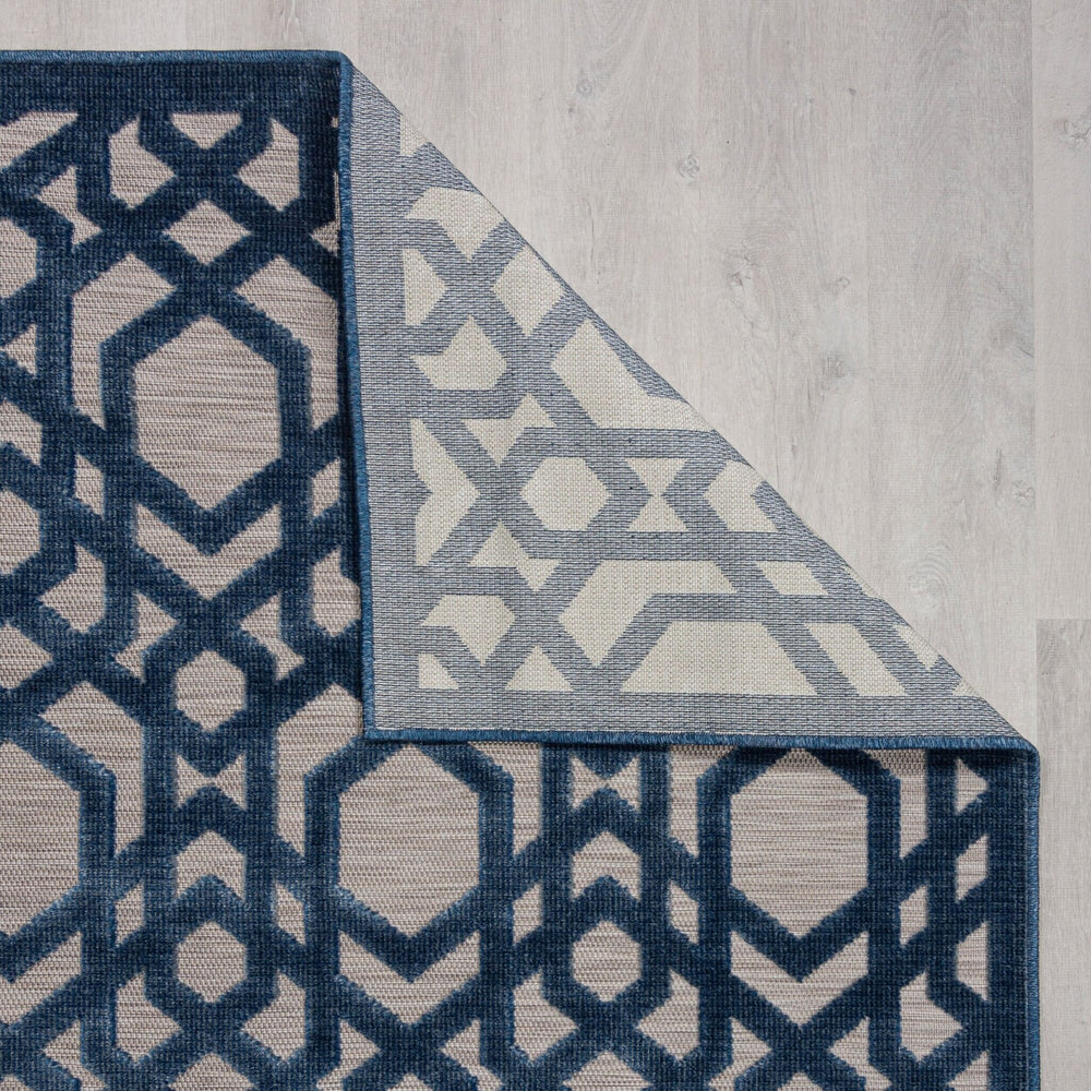 Balcony rug - Piatto Oro Blue