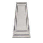 Jute balcony rug - Aruba Double-Edge Cream