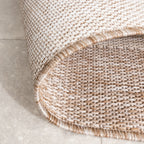 Outdoor Rug – Sierra Border Beige/Cream