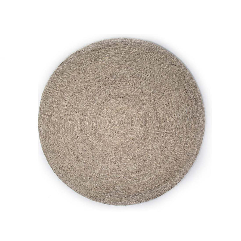 Round wool floor rug - Bellano ST Light grey 814