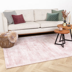 Viscose Rug - Pearl Light Pink