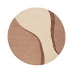 Round Wool Rug – Vienna Pink
