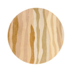 Round Wool Rug – Liora Beige