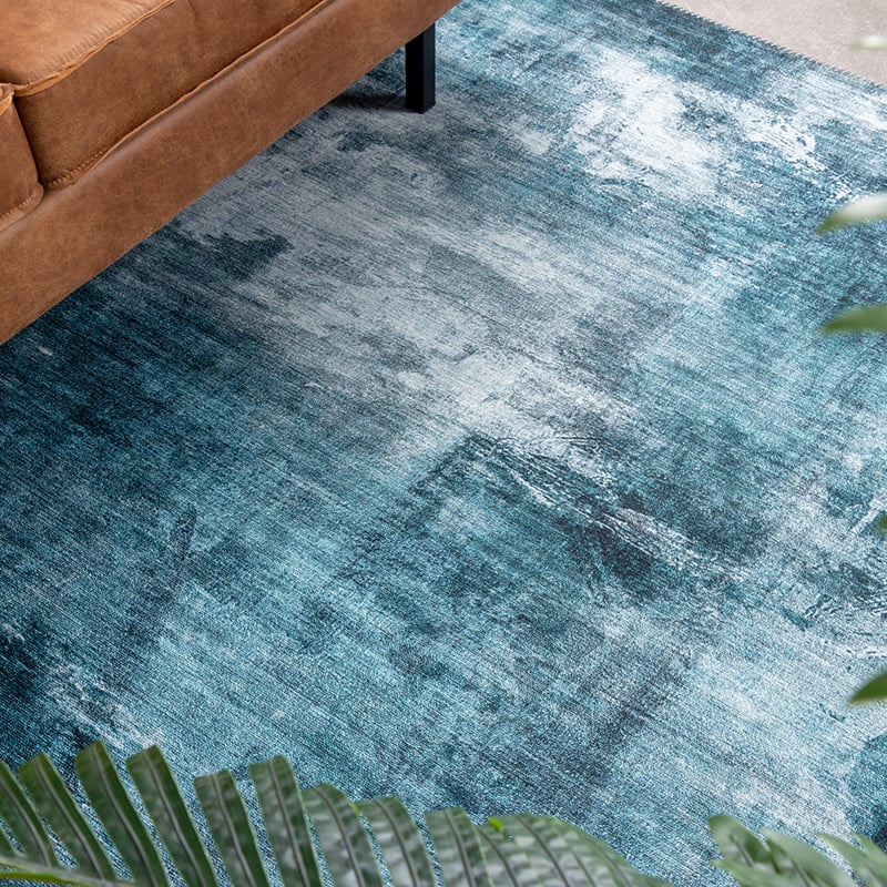 Modern Rug - Strong Turquoise