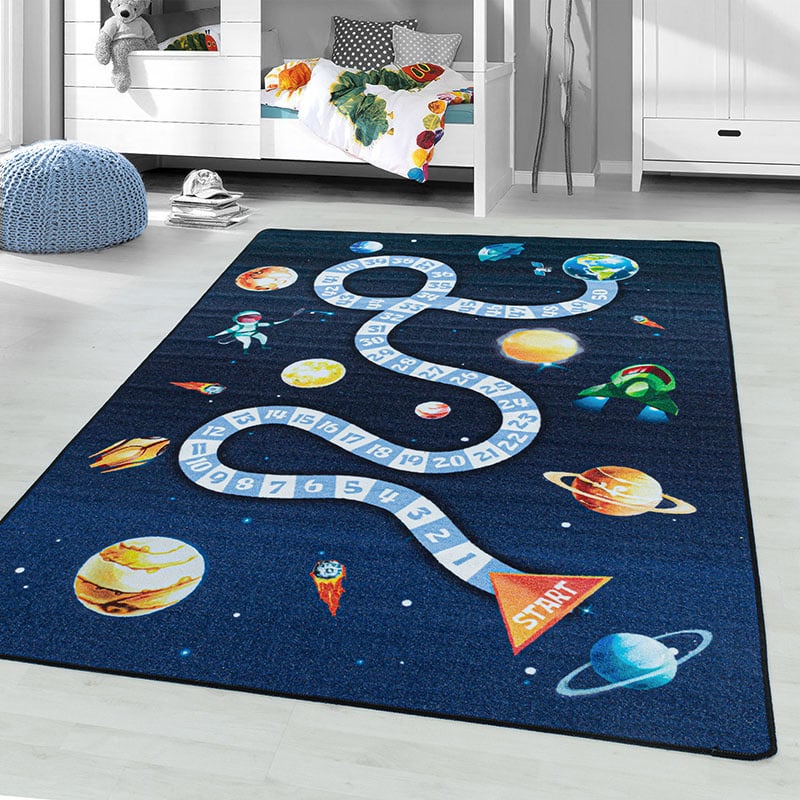Play Mat - Pleun Space Journey Dark Blue