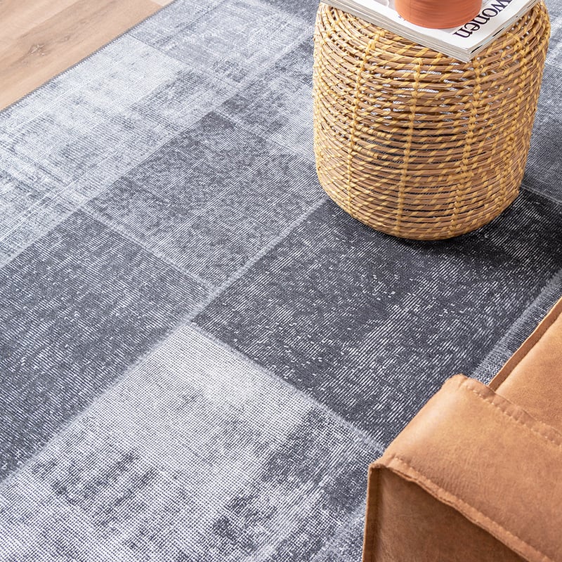 Patchwork Rug - Moods Anthracite No.21