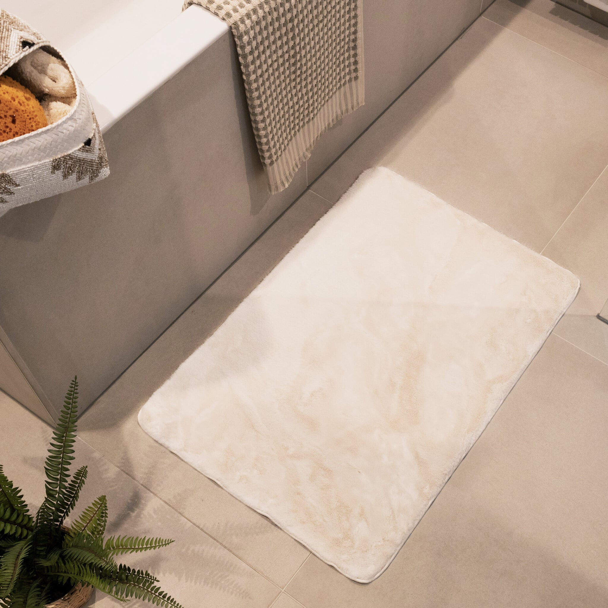 Bathroom Rug - Cody Cream