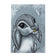 Children's floor rug - Fleurtje Rabbit Blue