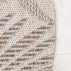 Round Outdoor Rug - Tiga Palm Taupe