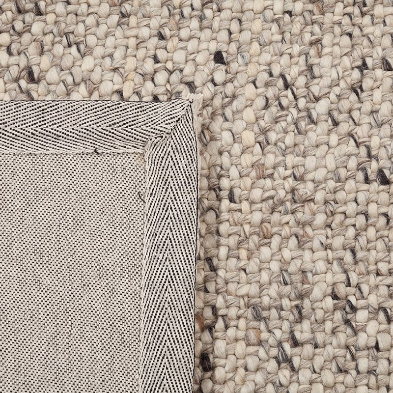Wool Floor Rug - Lorraine Grey/Cream