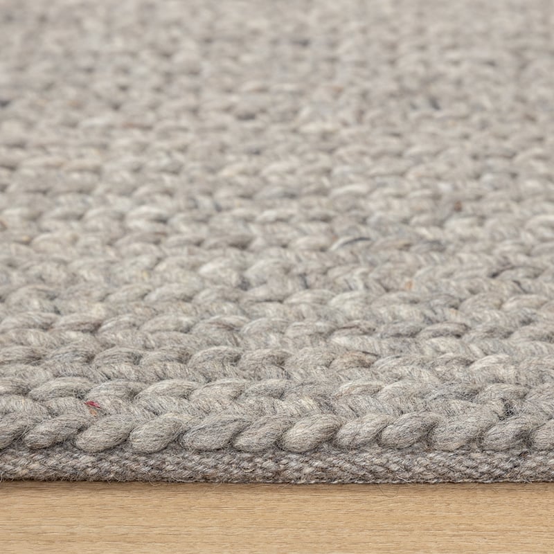 Wool Rug - Twist Grey