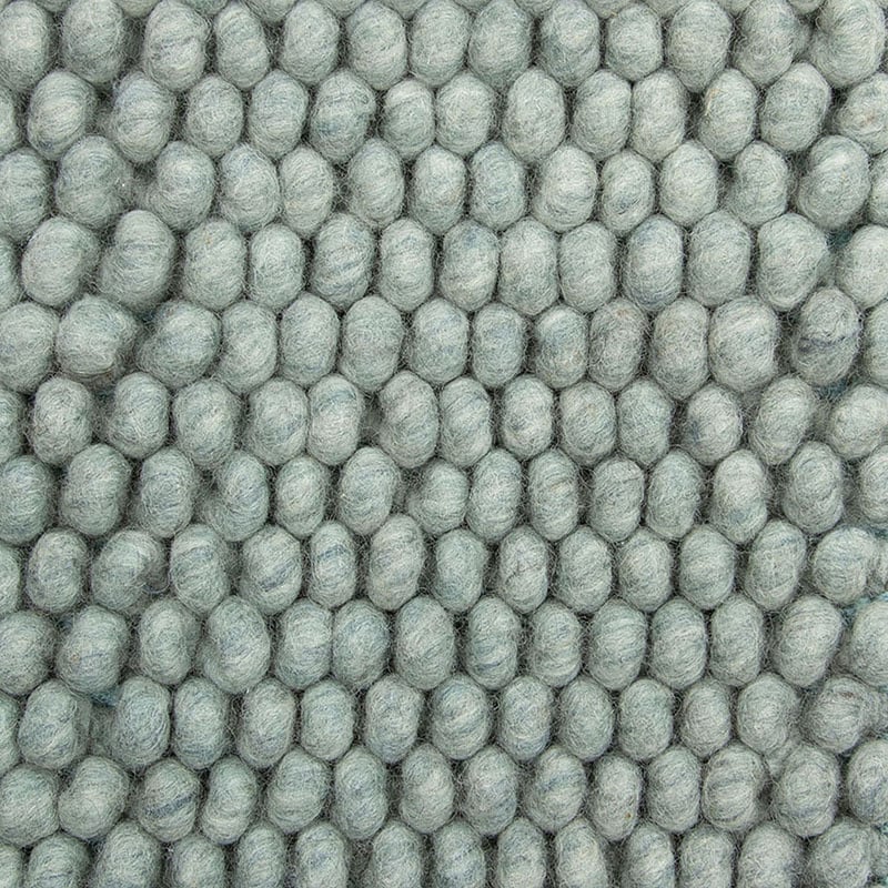 Wool Floor Rug to Measure - New Loop Mint 428