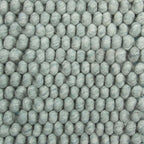 Wool Floor Rug to Measure - New Loop Mint 428