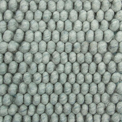 Wool Floor Rug to Measure - New Loop Mint 428