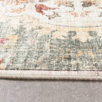 Vintage Outdoor Rug - Santo Mandala Olive Green